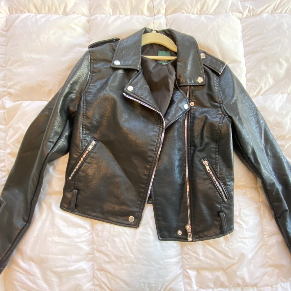 Faux Leather Jacket